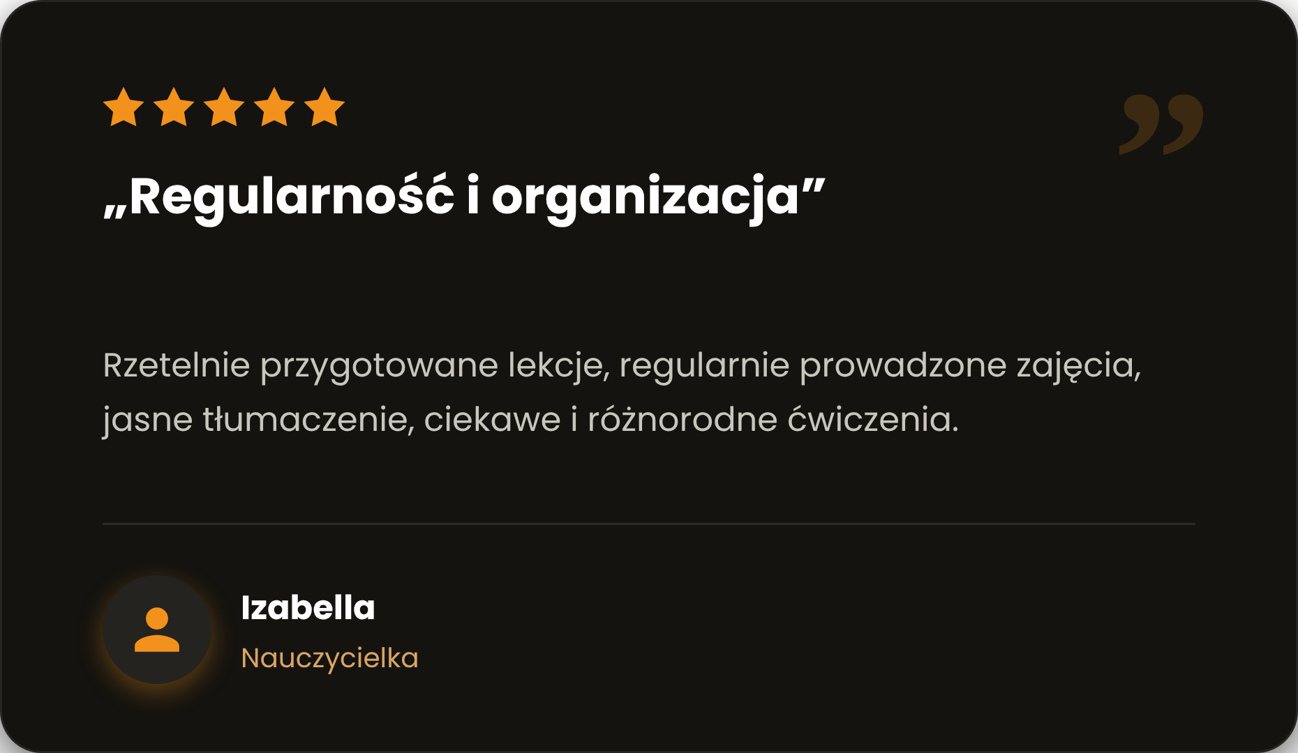 Home testimonial izabella 3