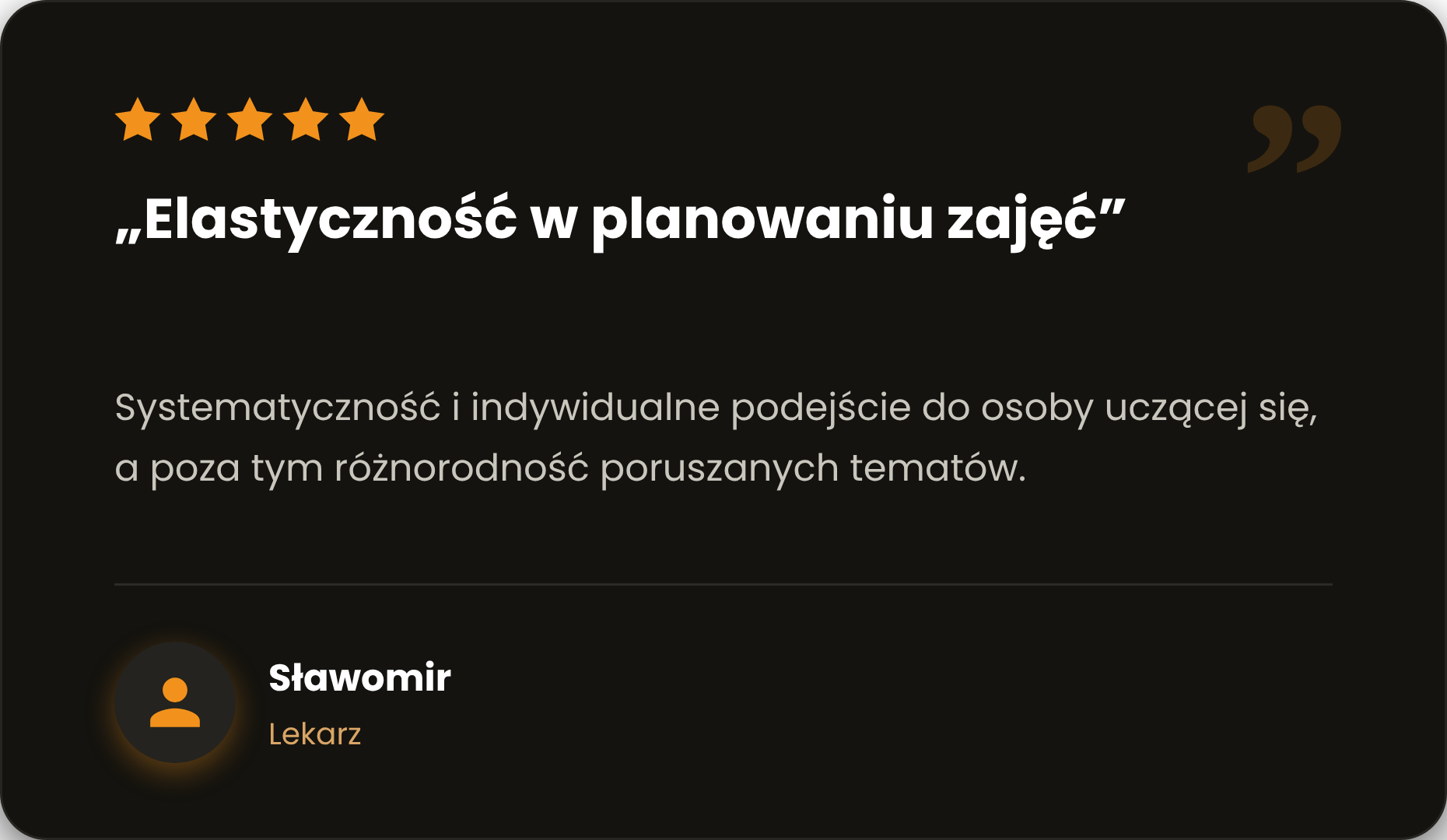 Home testimonial slawomir 3